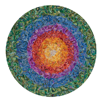 Artist Ralph Wileman's needlepoint