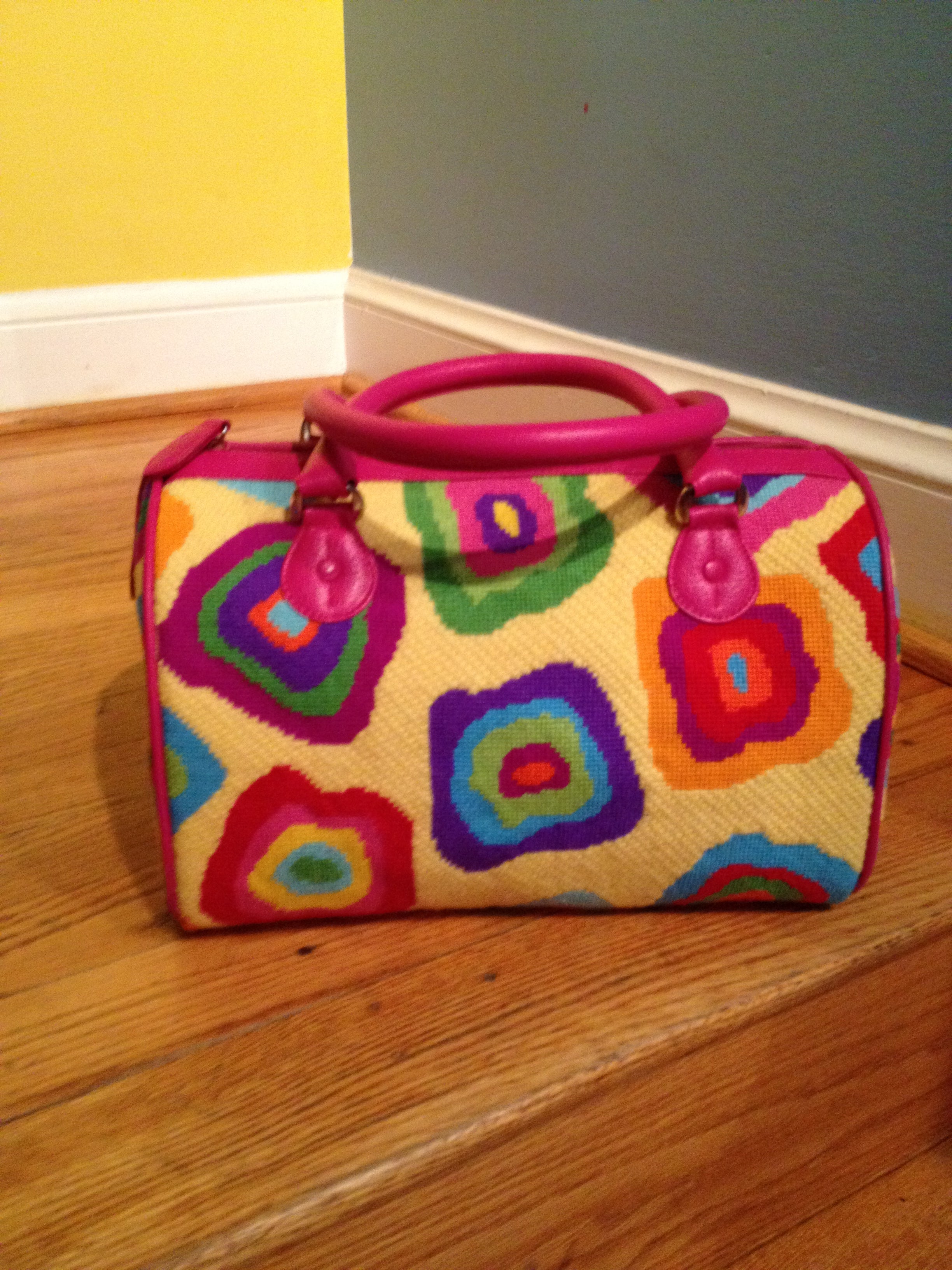Elizabeth Turner Collection Swirls Satchel Purse