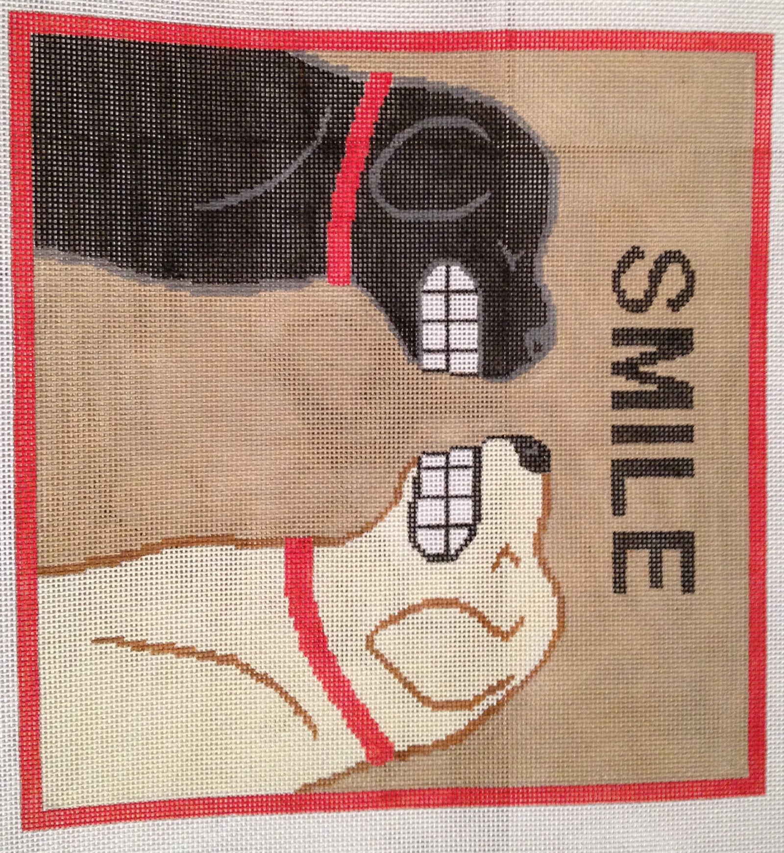 Susan Battle Needlepoint's Smile! canvas