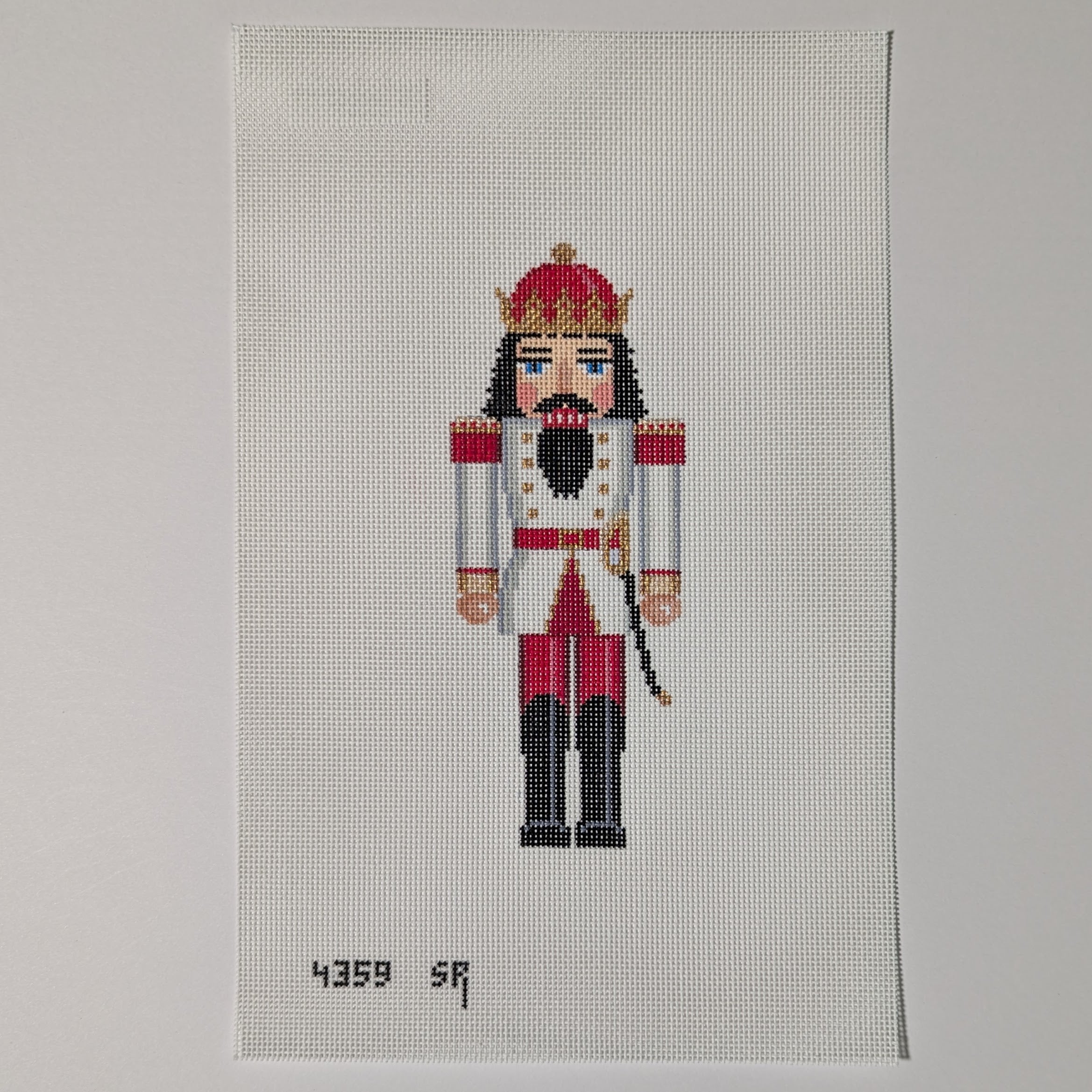 Nutcracker King White & Red