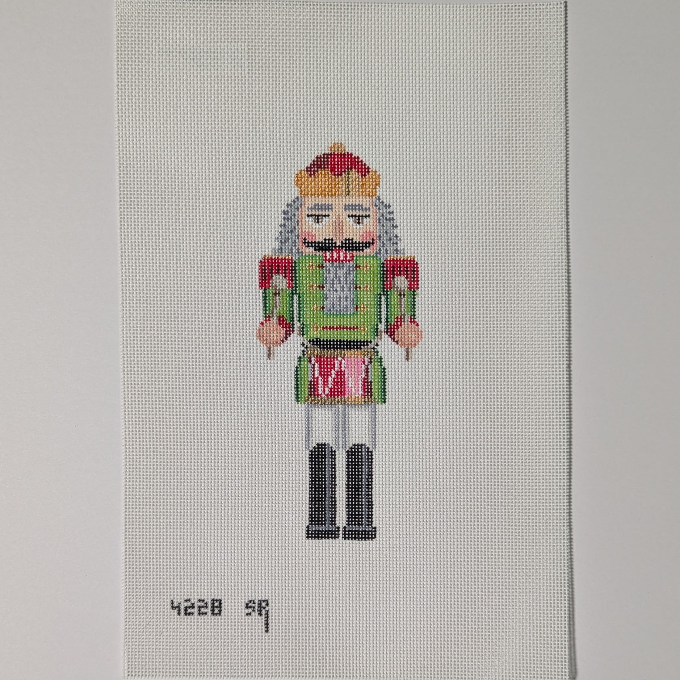 Nutcracker Drummer in Green