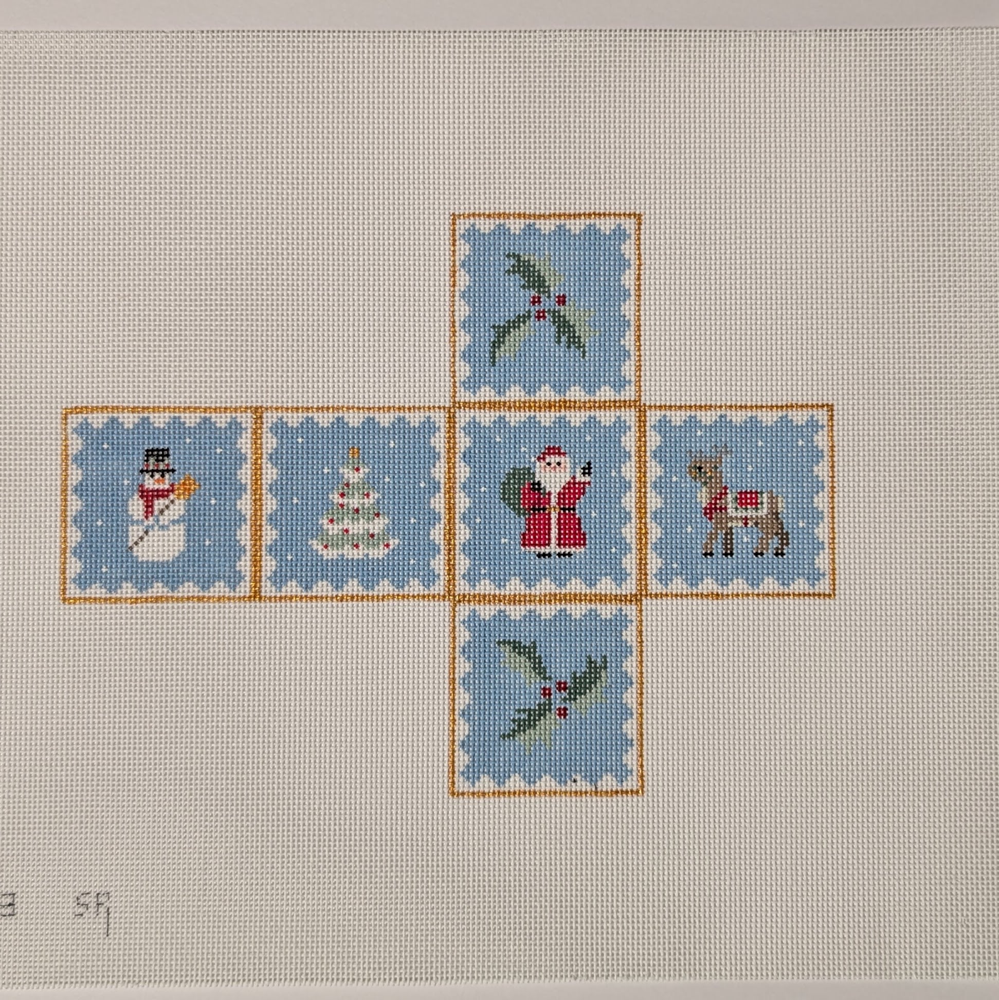 3D Christmas Medley Cube
