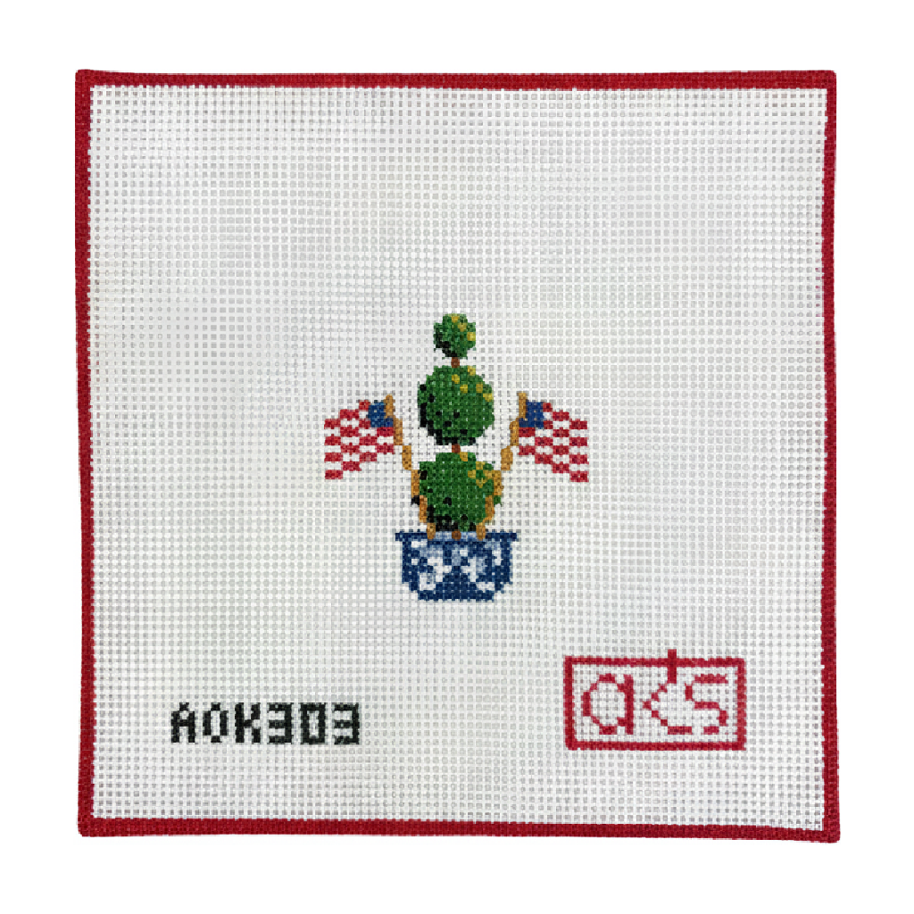 Tiny Patriotic Topiary