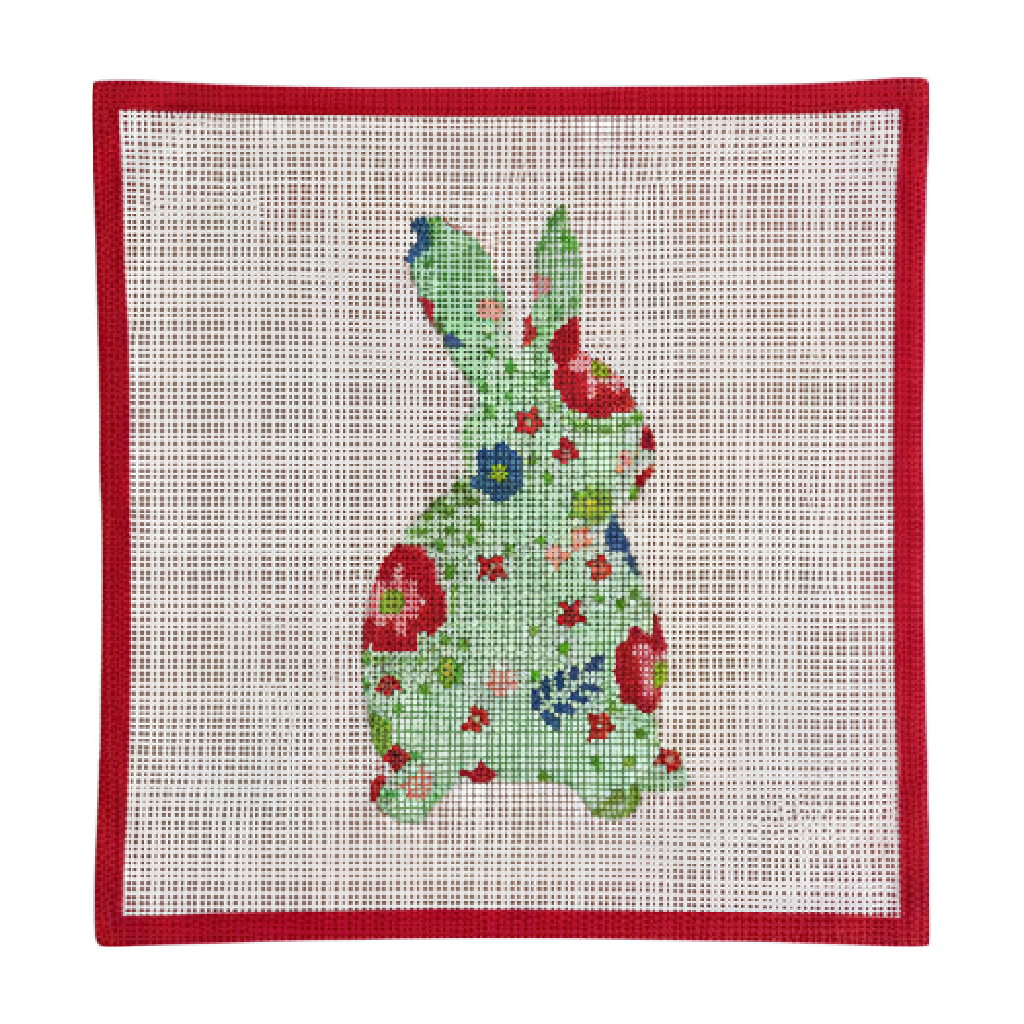 Bunny with Flowers