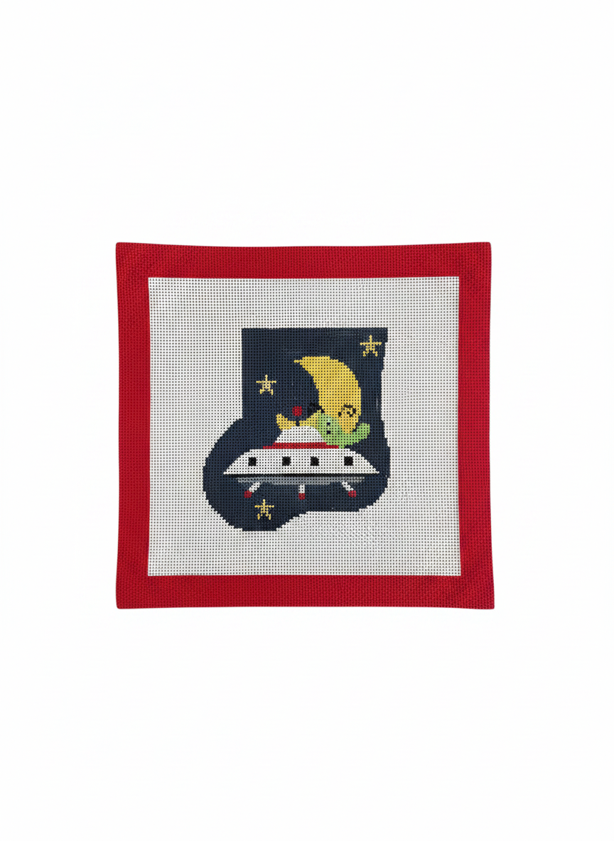 Outer Space with Alien + stuffie