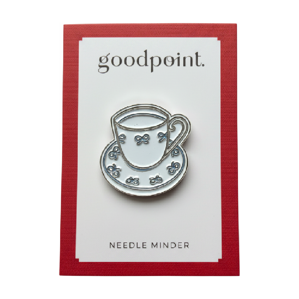 Bow Teacup Needle Minder