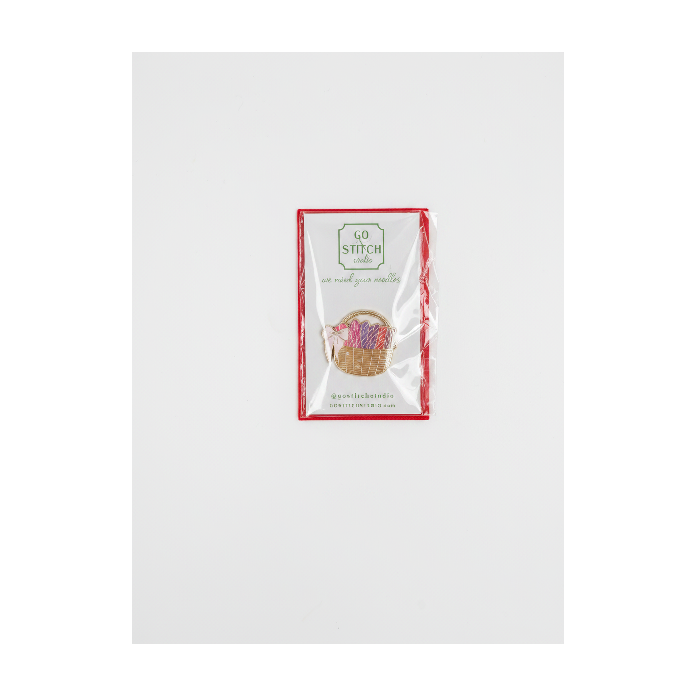 Needlepoint Basket Needle Minder Magnet