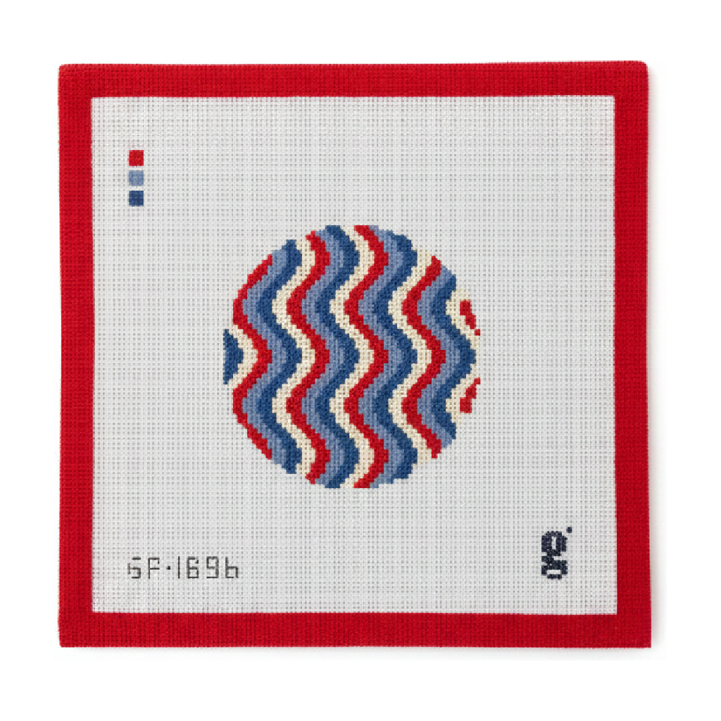 Squiggle Americana Round