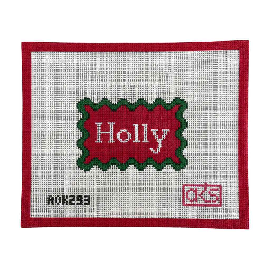 Holly on 18 mesh