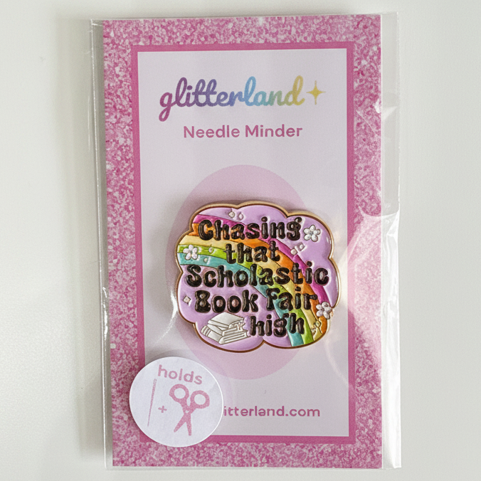 Book Fair Needle Minder Magnet