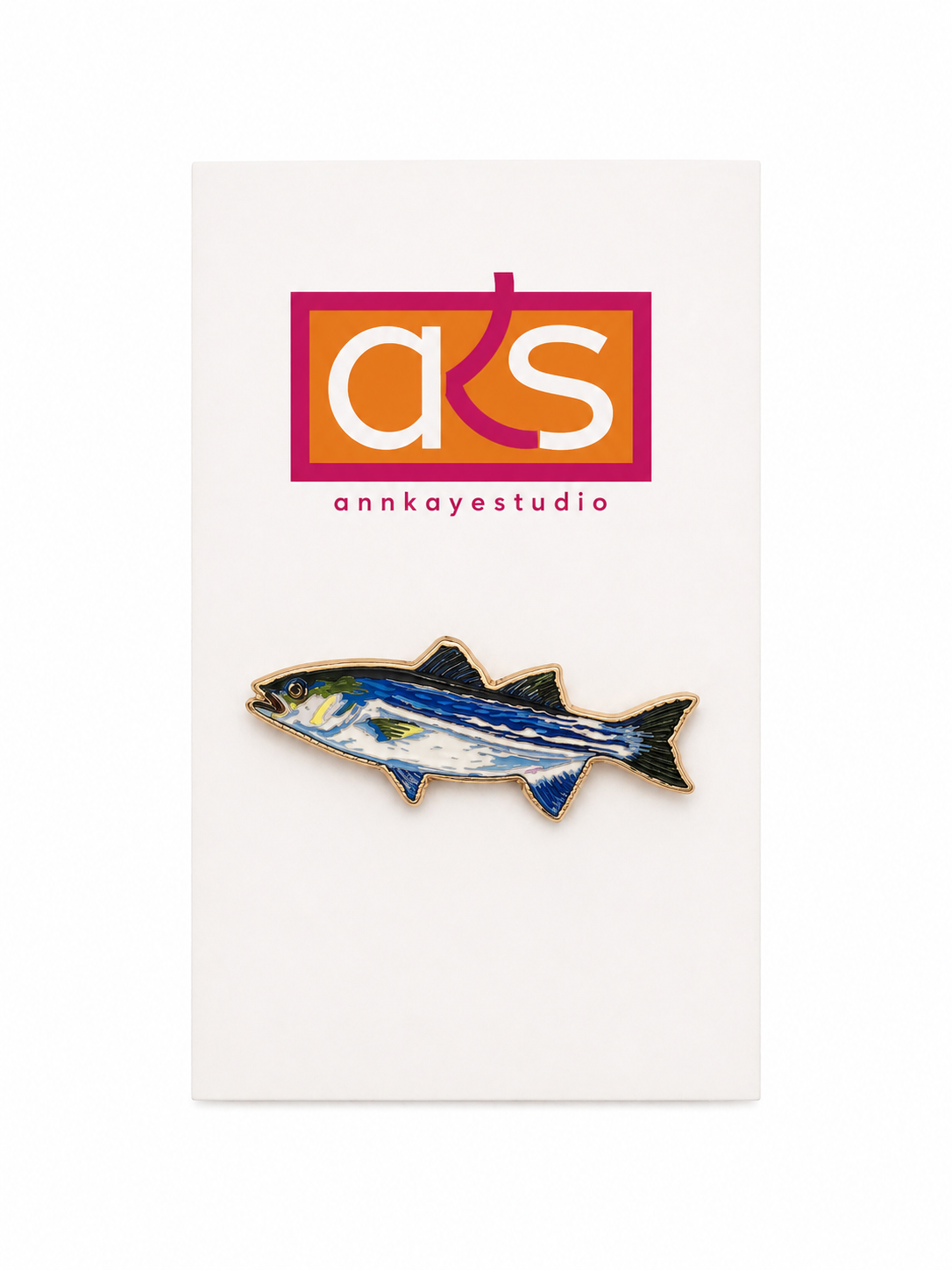 Blue Trout Needle Minder Magnet