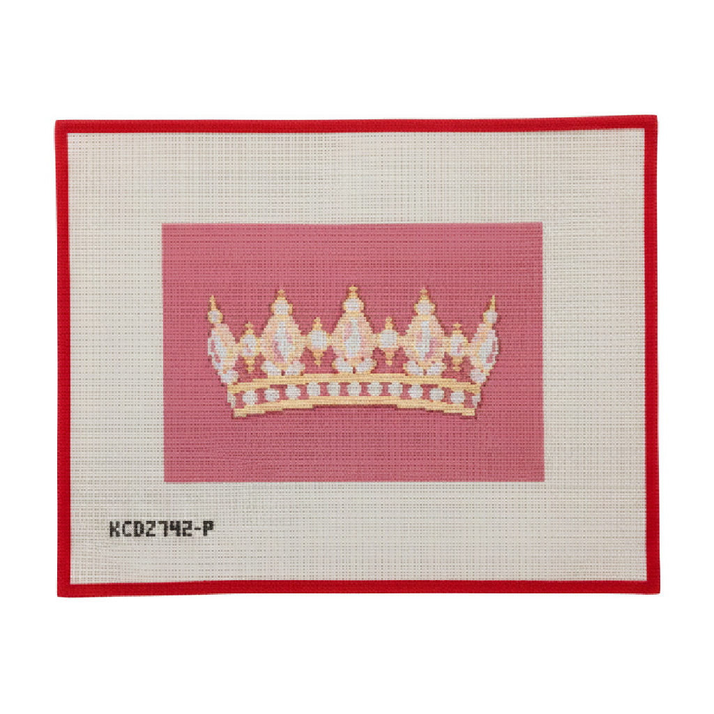 Royal Series: Jeweled Crown on Pink