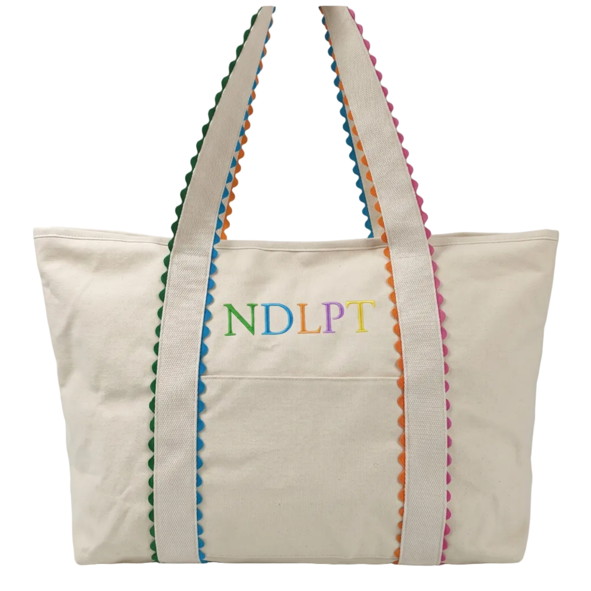 NDLPT Ric Rac Tote Bag (Cream)