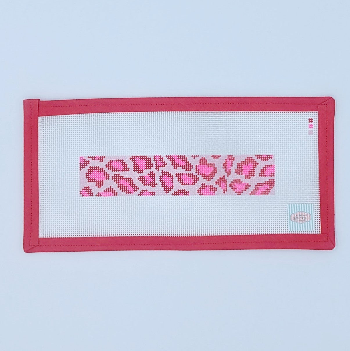 Pink Leopard Print Key Fob