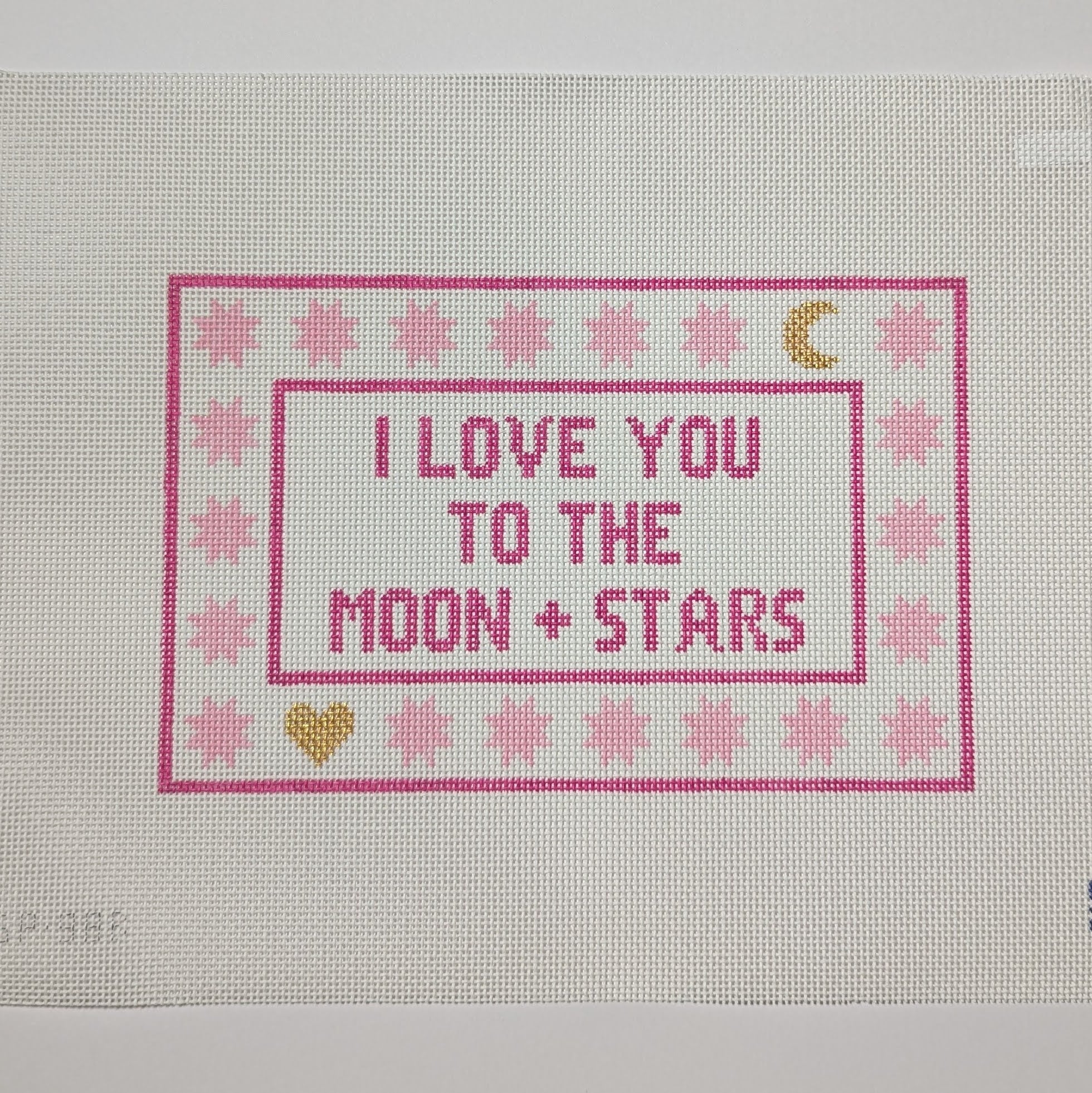 I Love You to Moon/Stars (Pink)