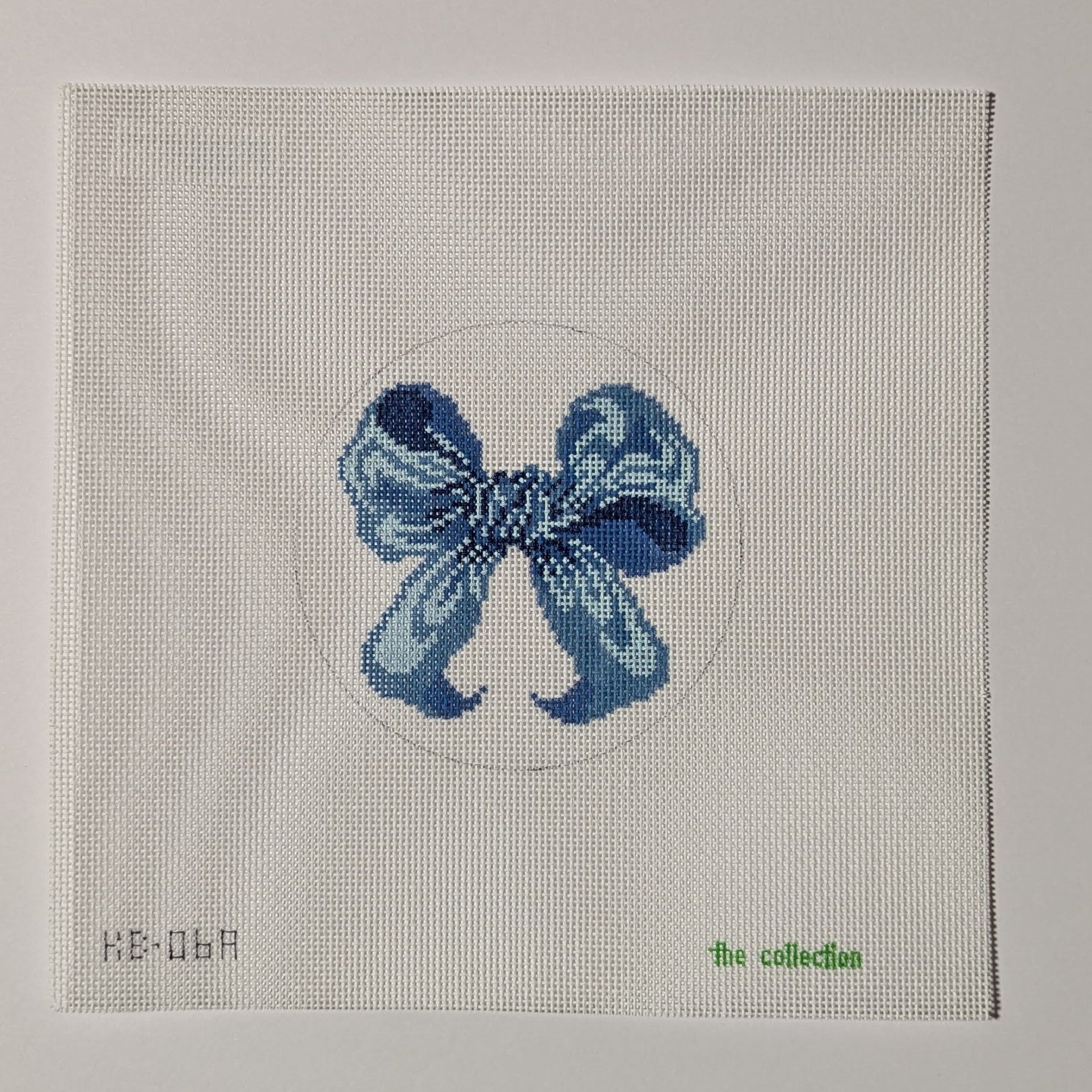 Mini Bow Blue round