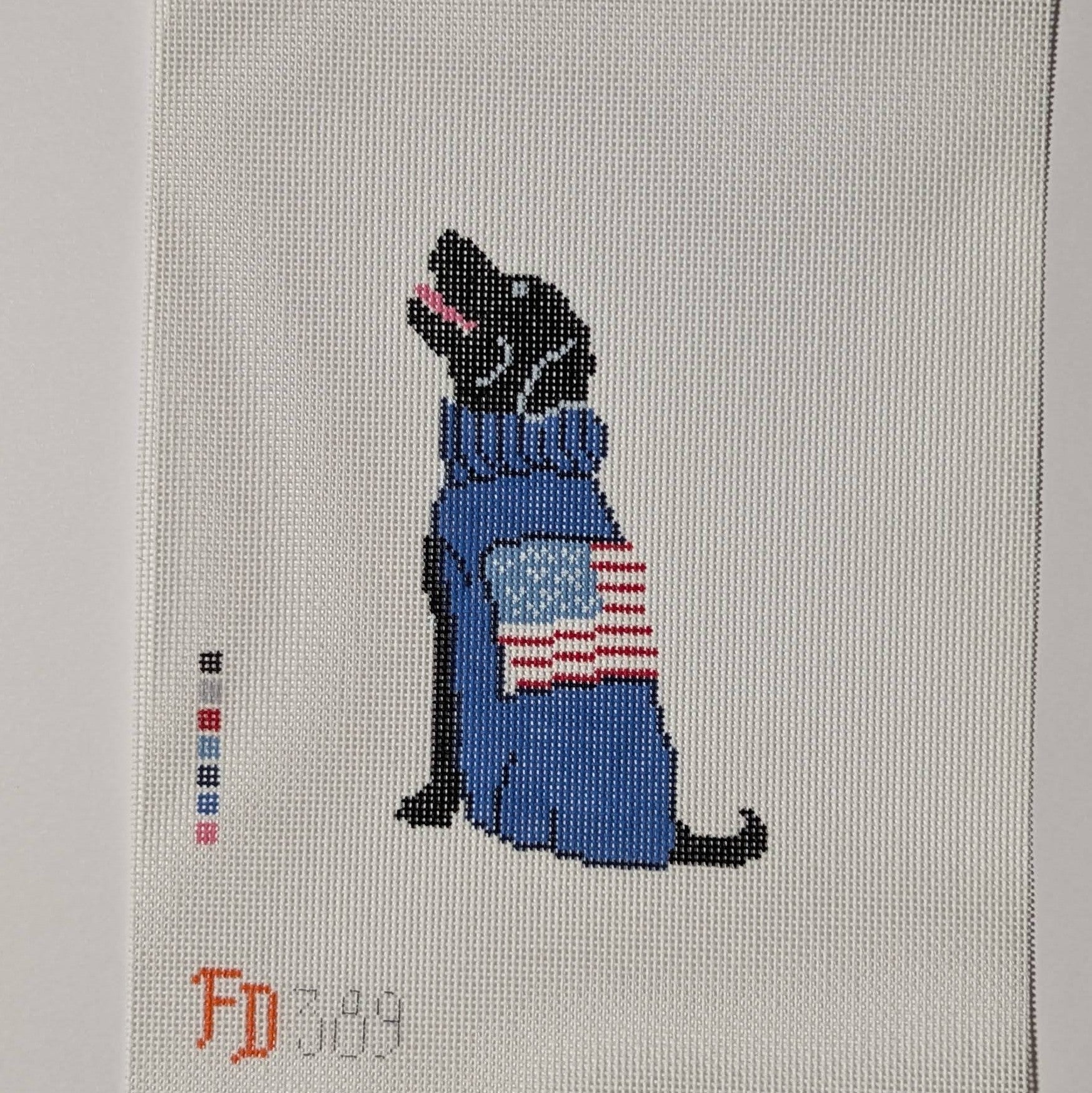 Black Lab w. Sweater