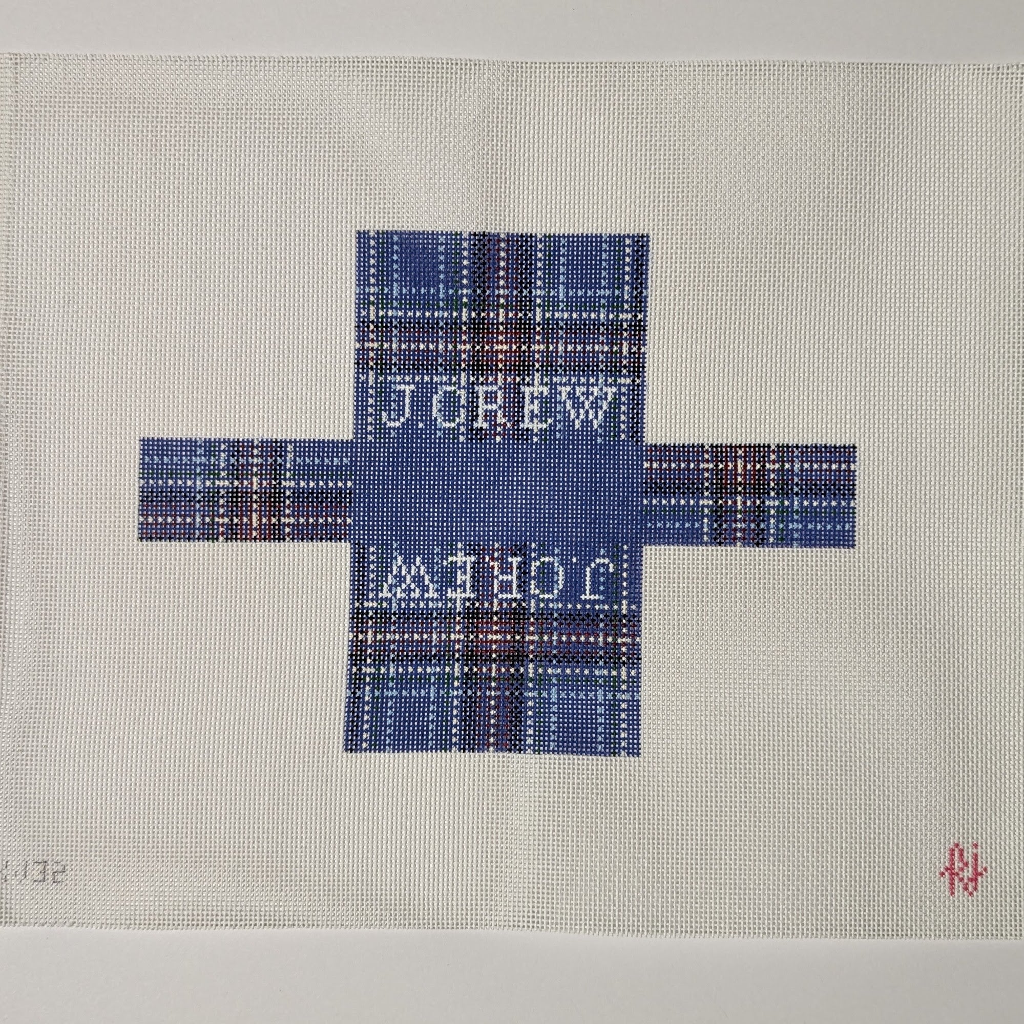 J. Crew Plaid 3D Bag