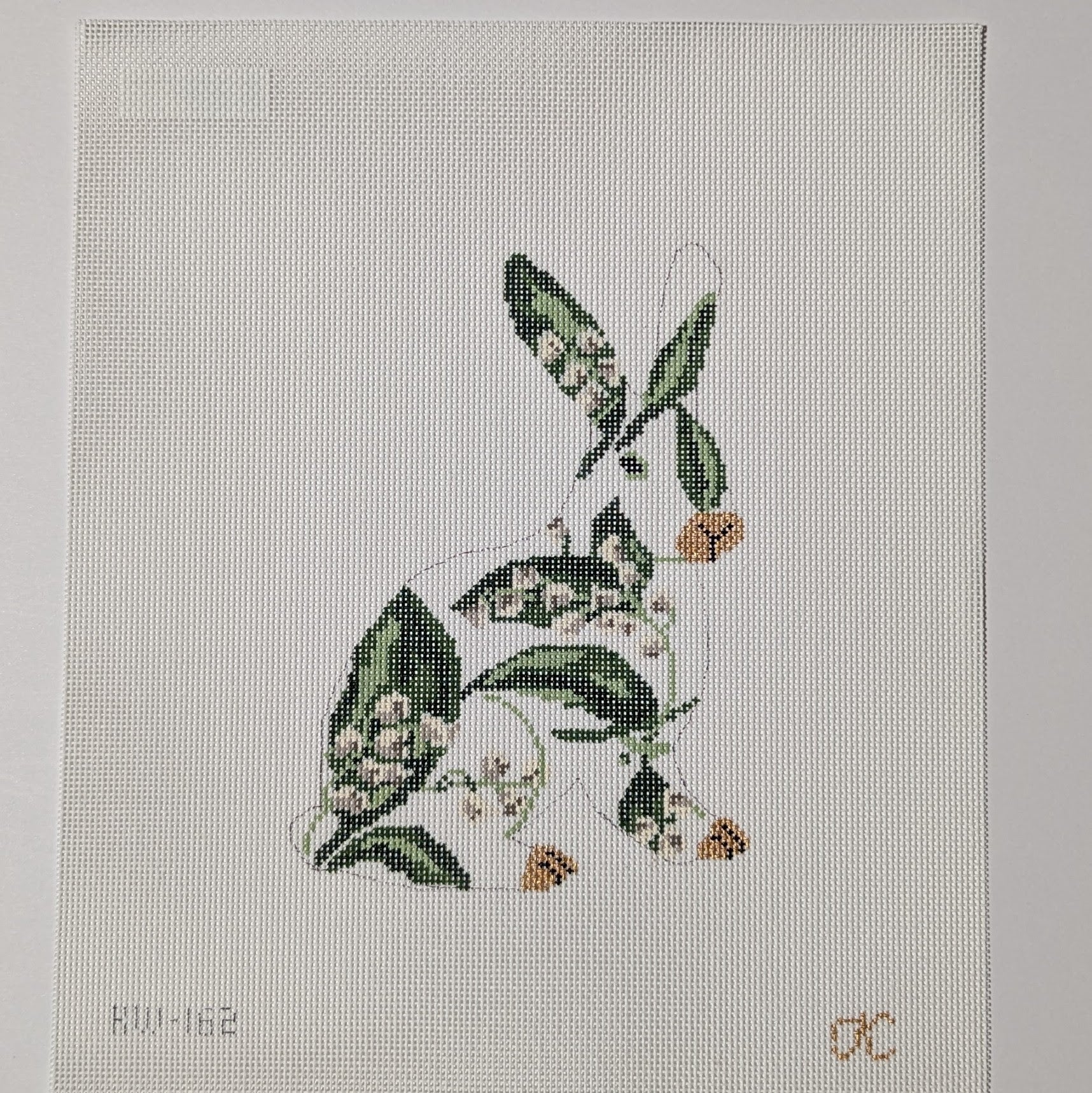 Lily of the Valley Standing Bunny