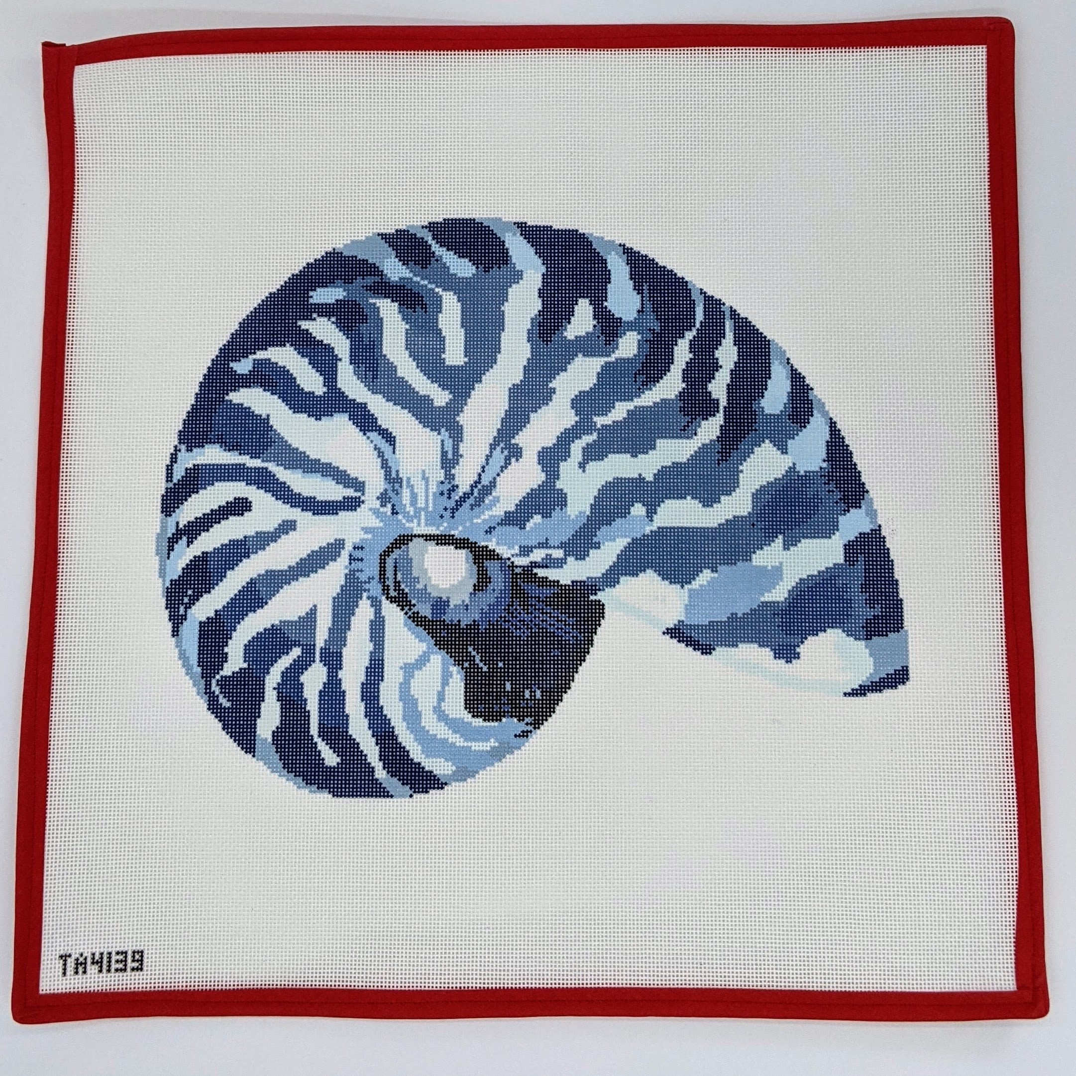 Dramatic Blue Nautilus