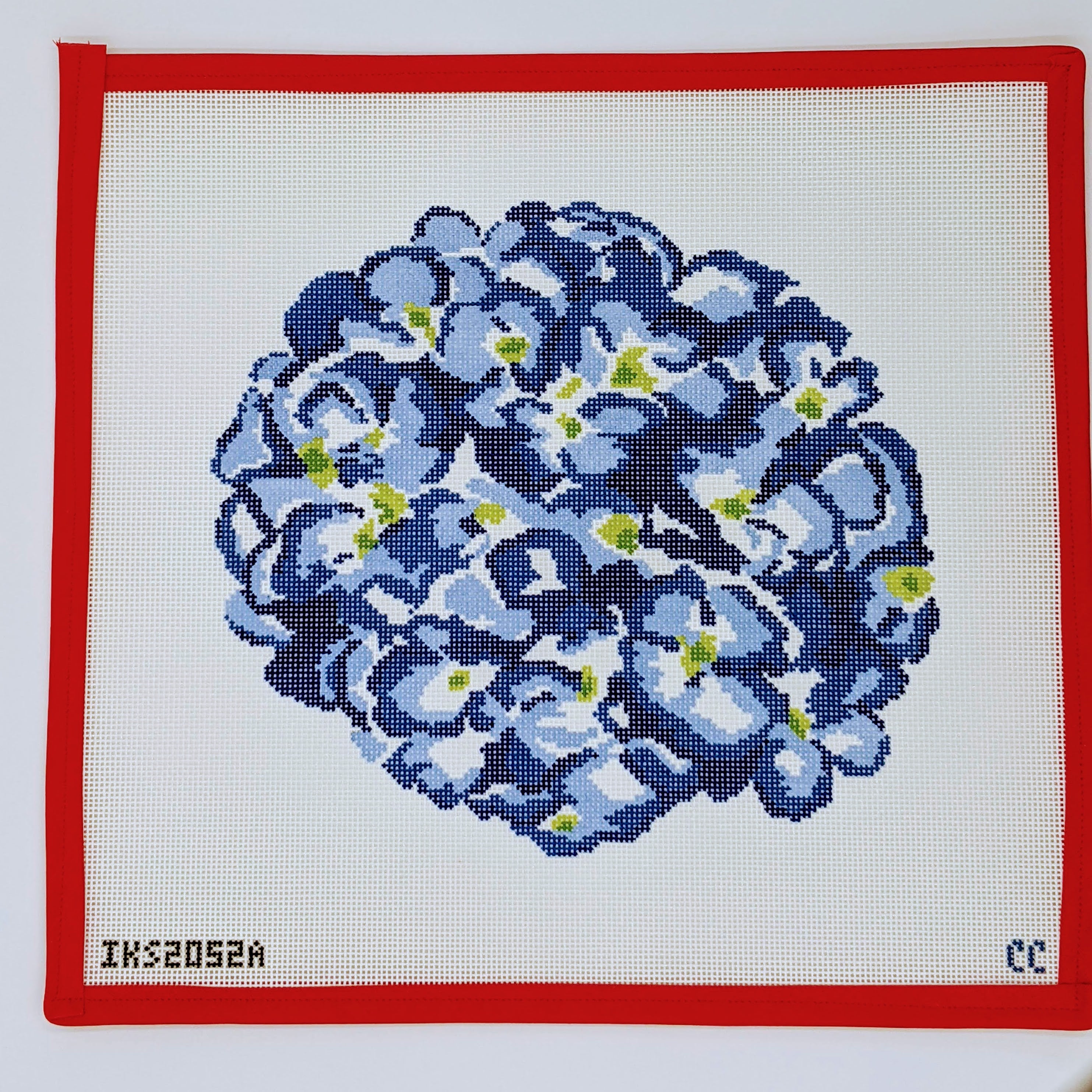 Blue Hydrangea Pillow