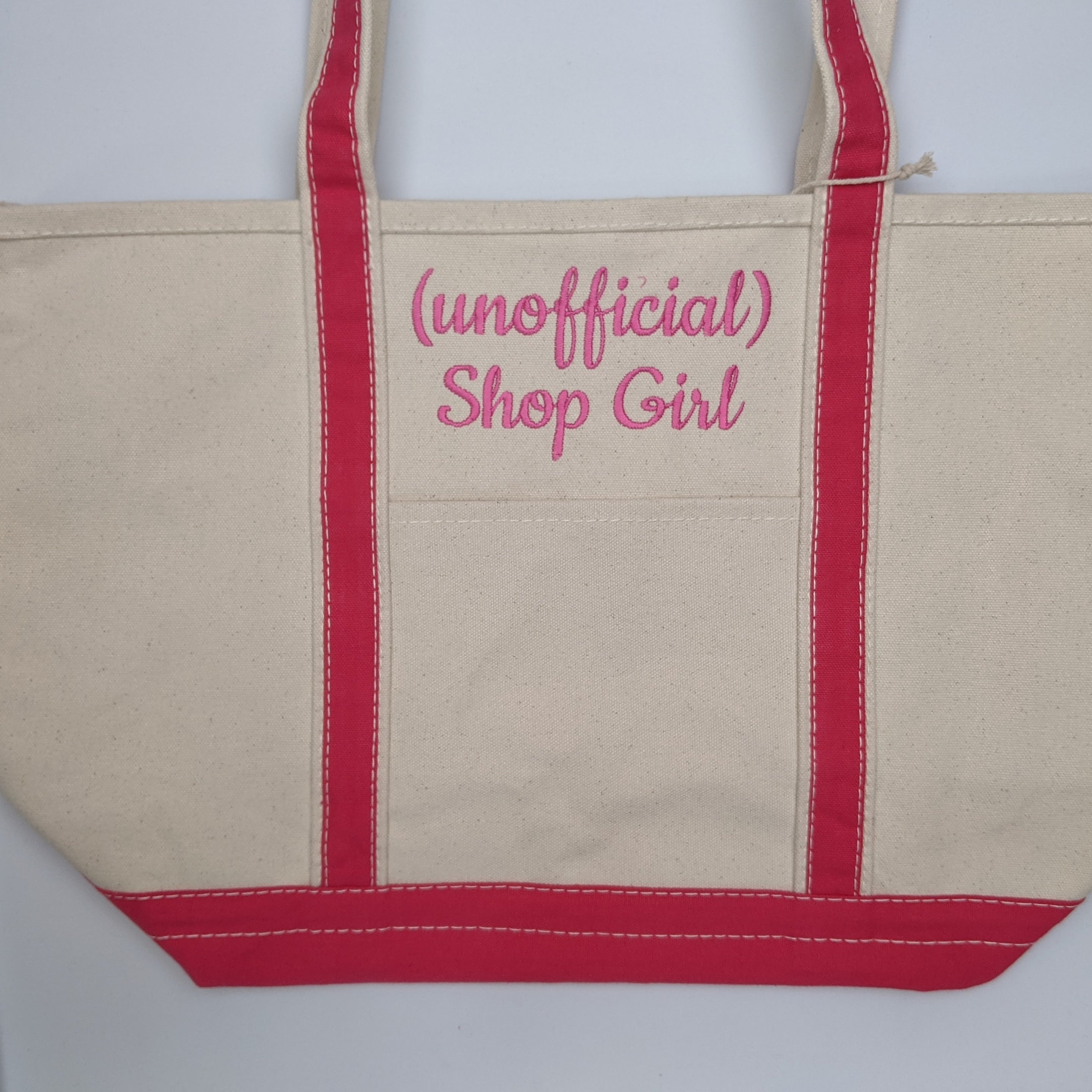 (Unofficial) Shop Girl Hot Pink Boat Tote