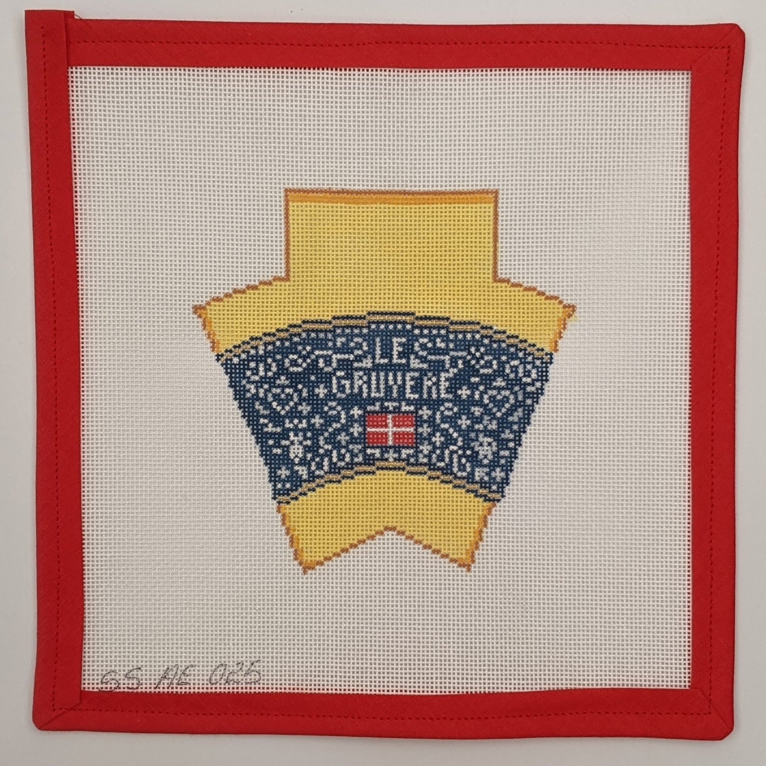 3D Wedge Gruyere Cheese