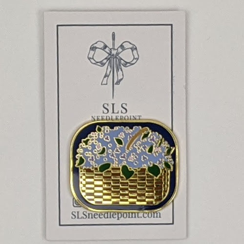 Hydrangea Basket Needle Minder magnet