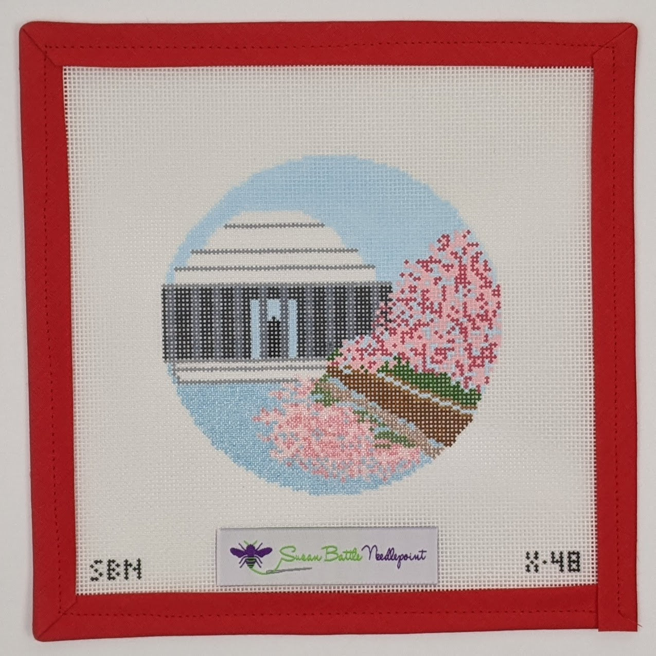 Jefferson Memorial w. Cherry Blossoms