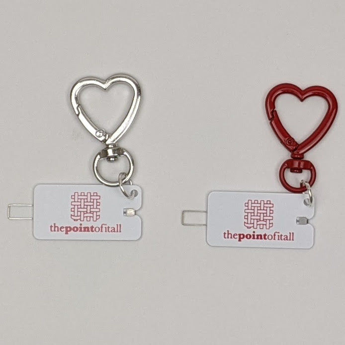 Heart Clasp Needle Threader-Cutter