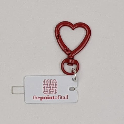 Heart Clasp Needle Threader-Cutter