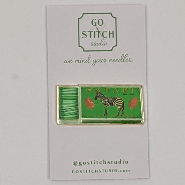 Safari Matchbook Needle Minder Magnet