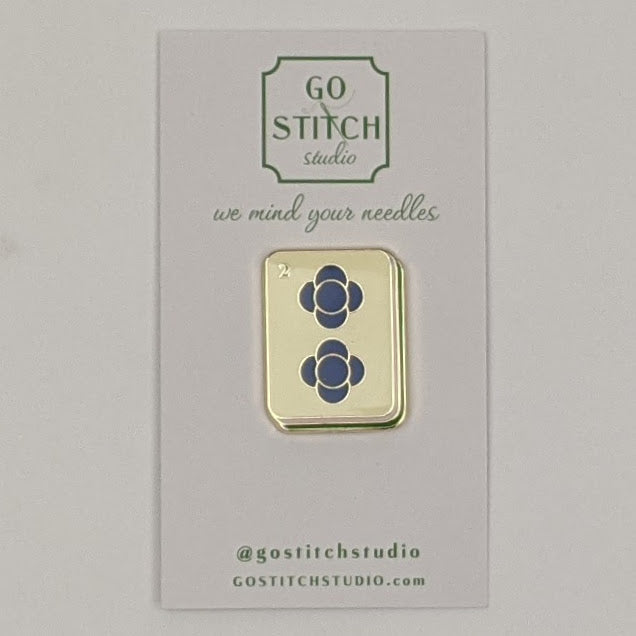 Two Dot Mahjong Needle Minder Magnet