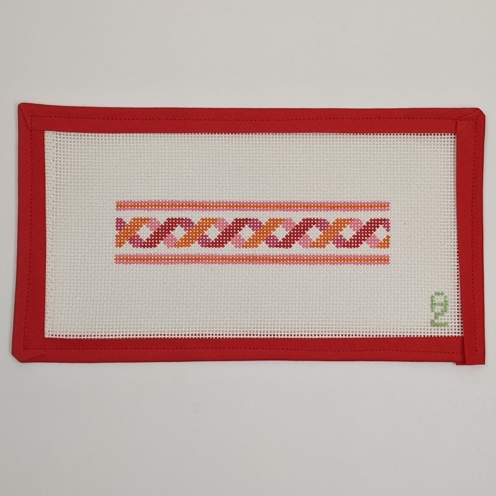 Twisting Ribbon Key Fob (Pink & Red)