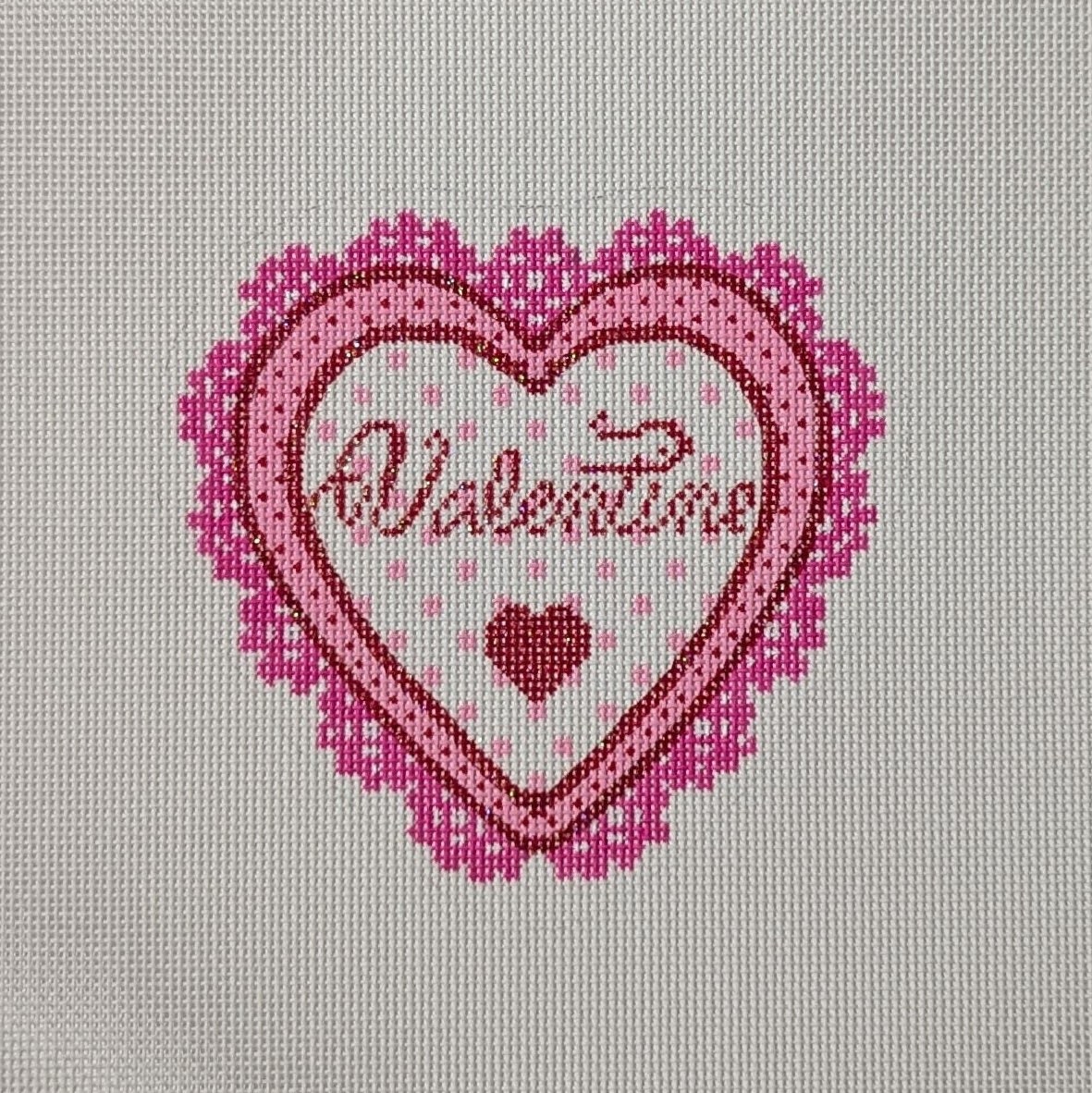 Valentine's Doily Heart
