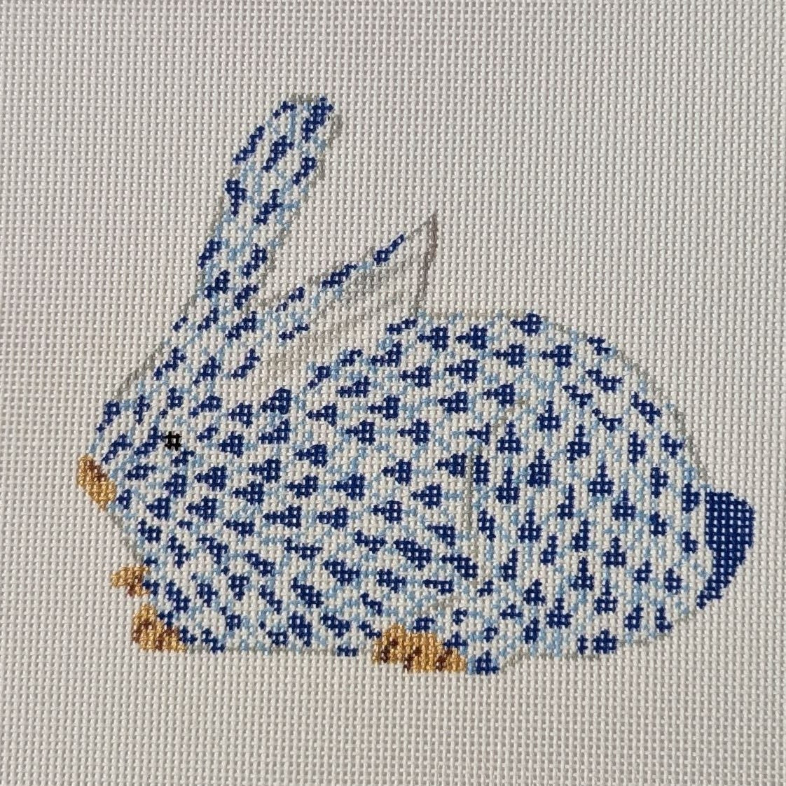 Herend Bunny Blue