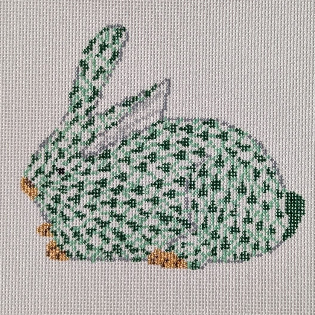 Herend Bunny Green