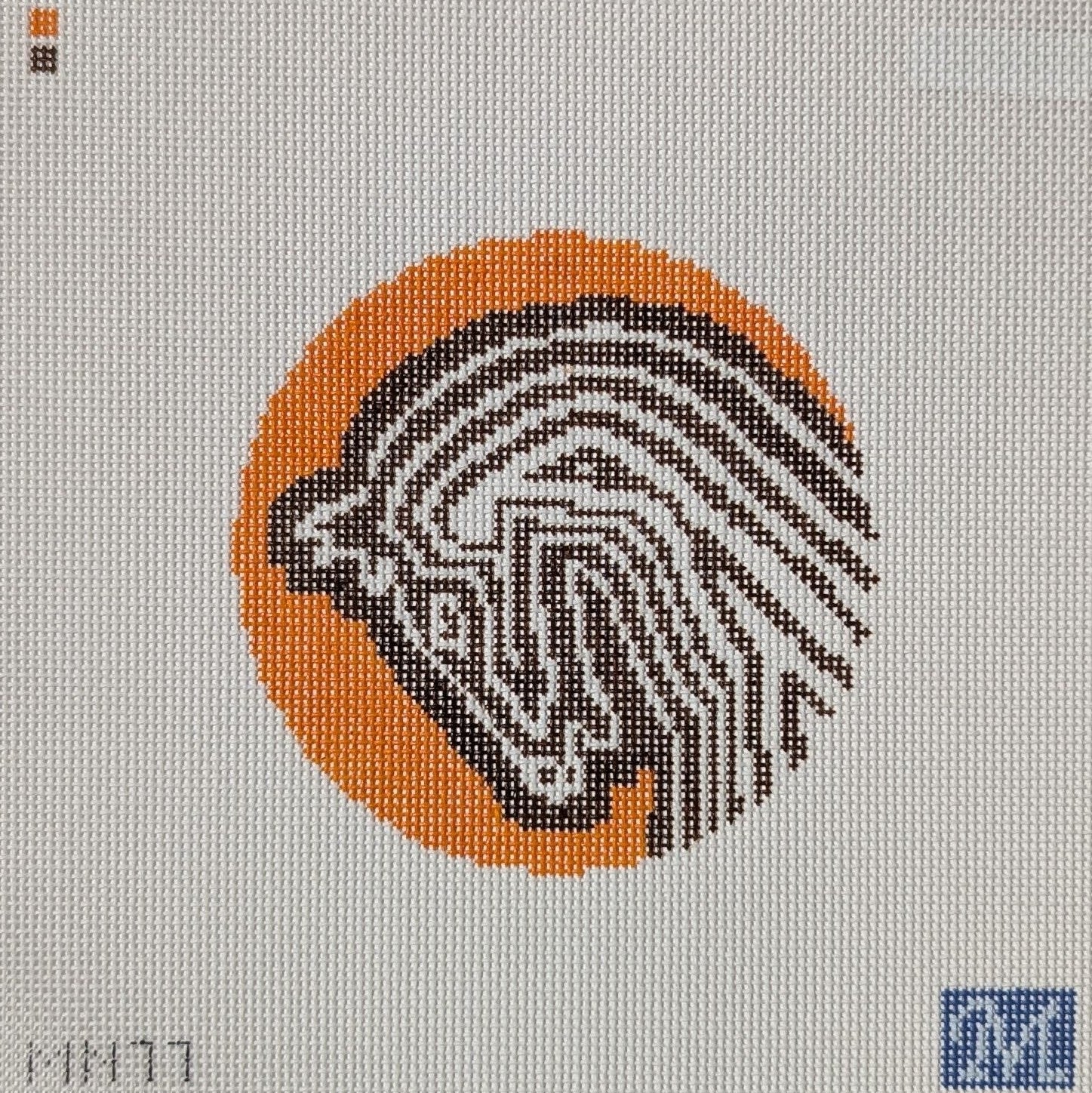 Faubourg Horse Round Orange