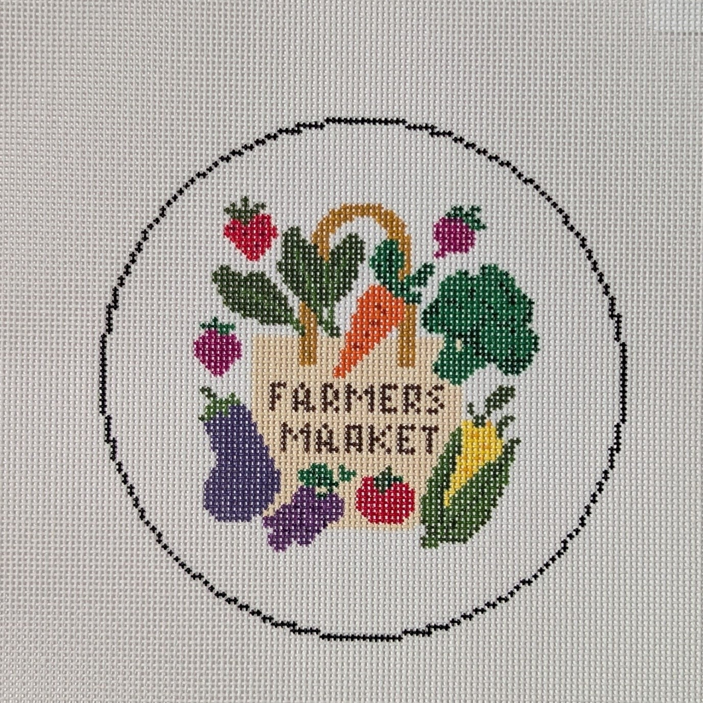 Farmer's Market round