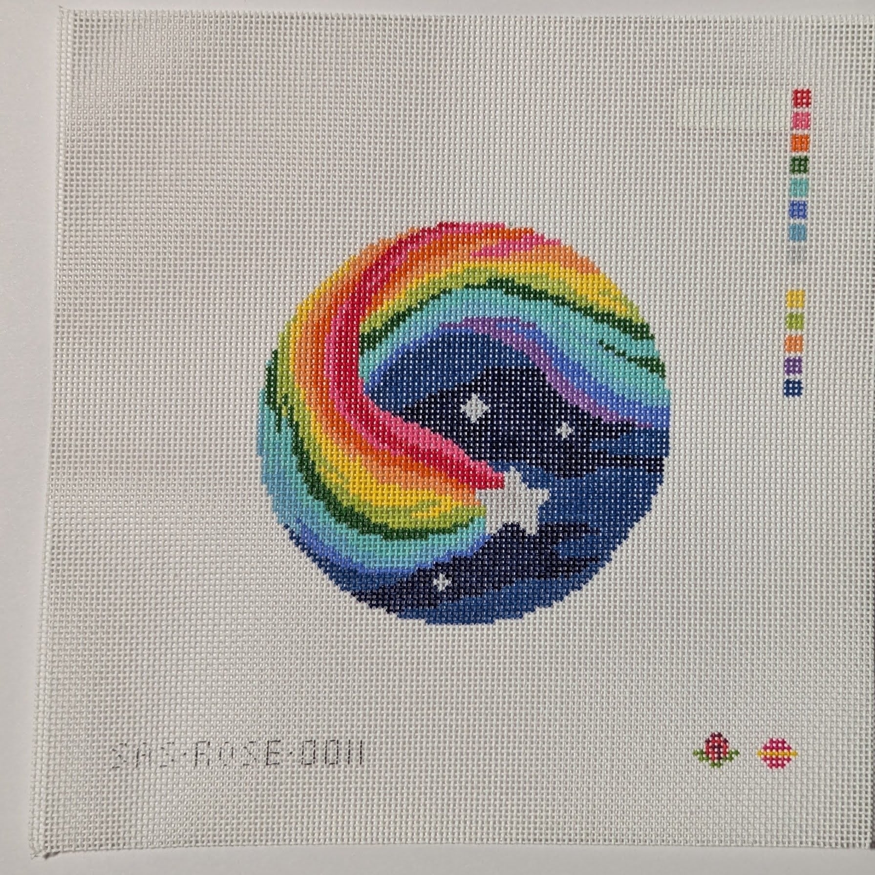 Rainbow Star round