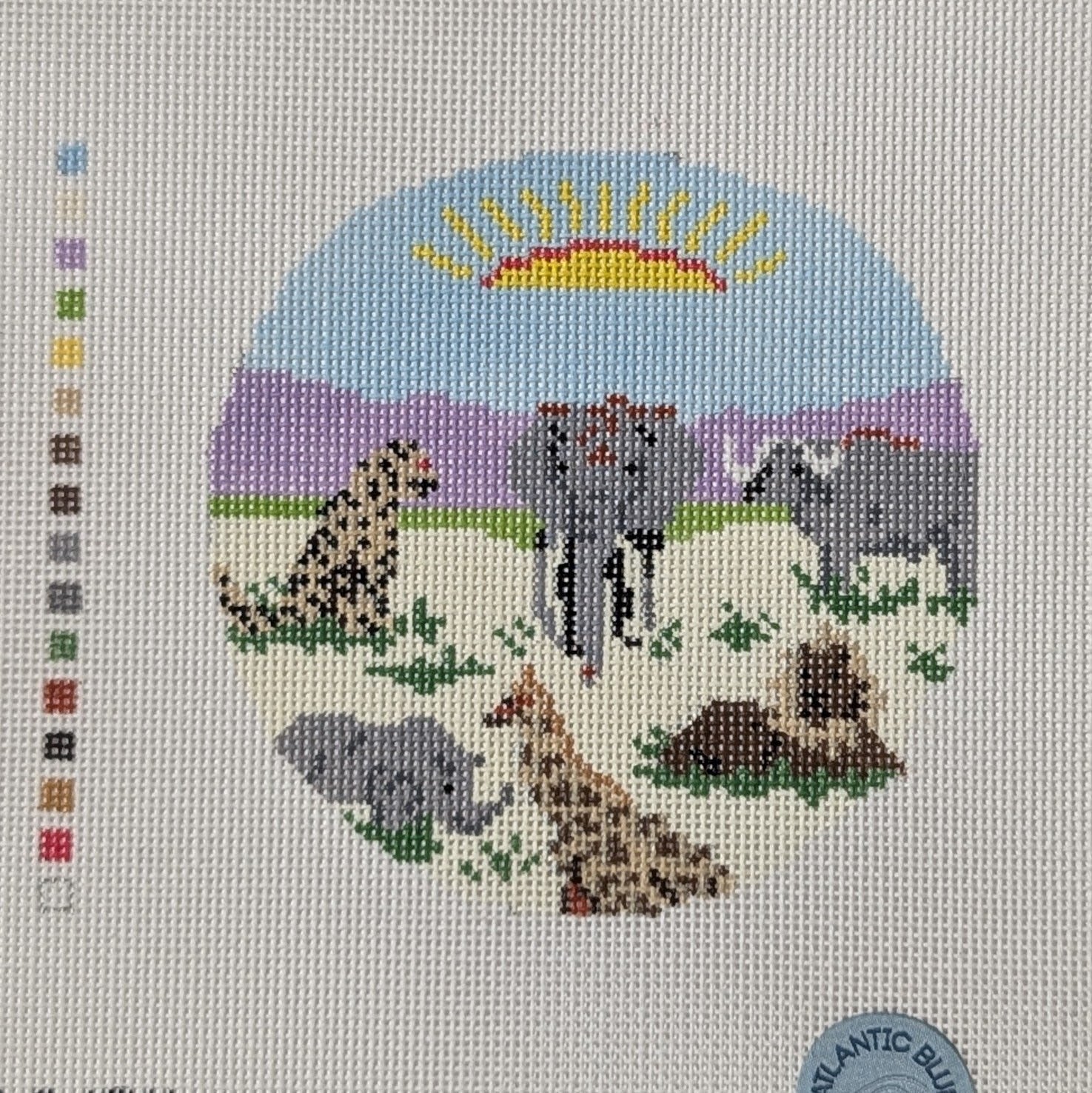 Safari Lounging Animals Travel Round