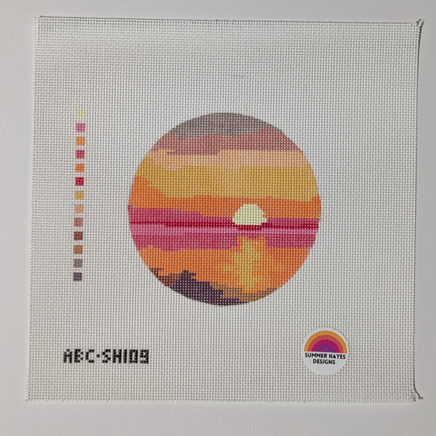 Caribbean Sunset Round