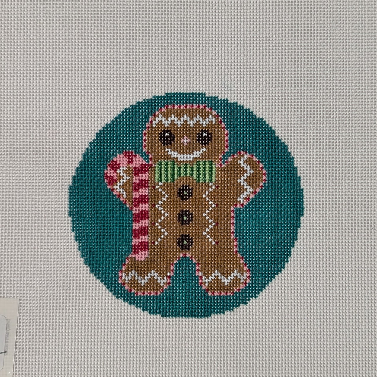 Gingerbread Man on Turquoise