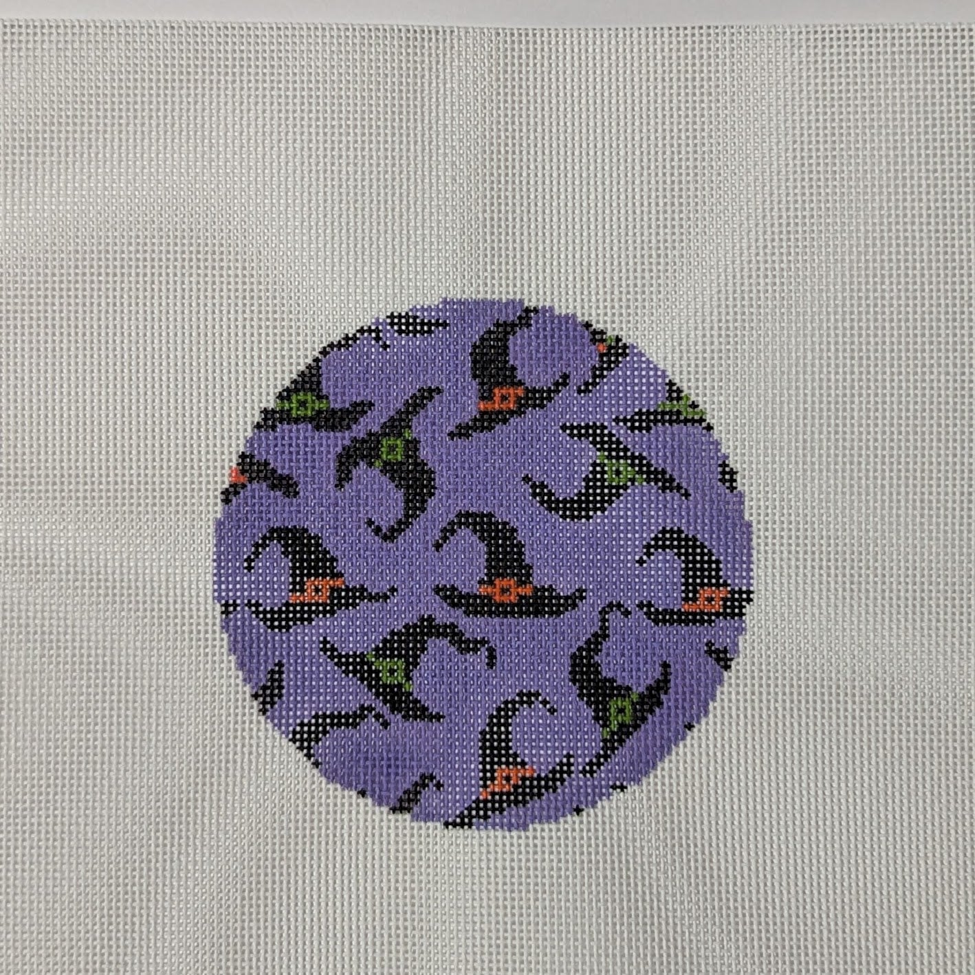 Witch Hats on Purple Round