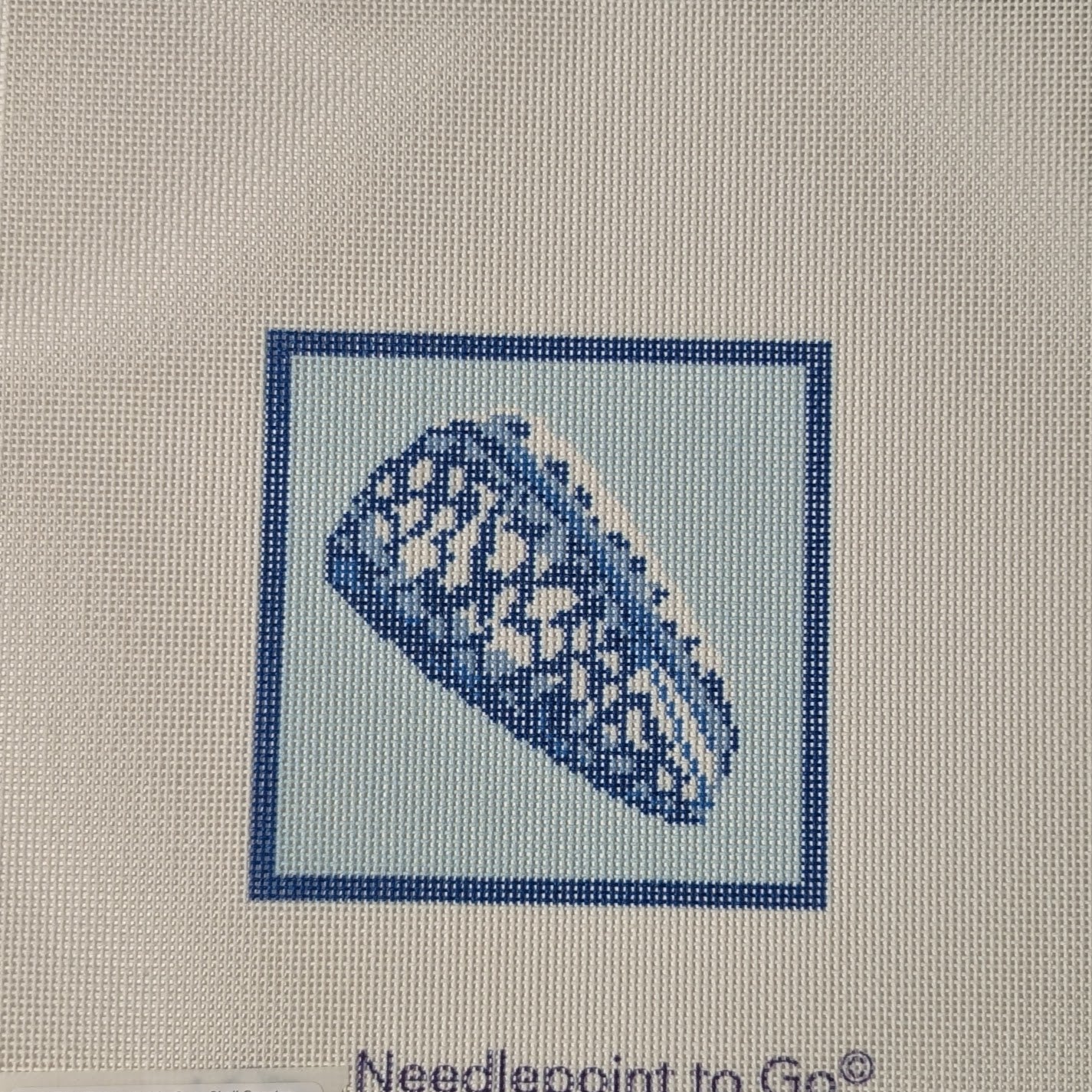 Noble Cone Shell Coaster Blue