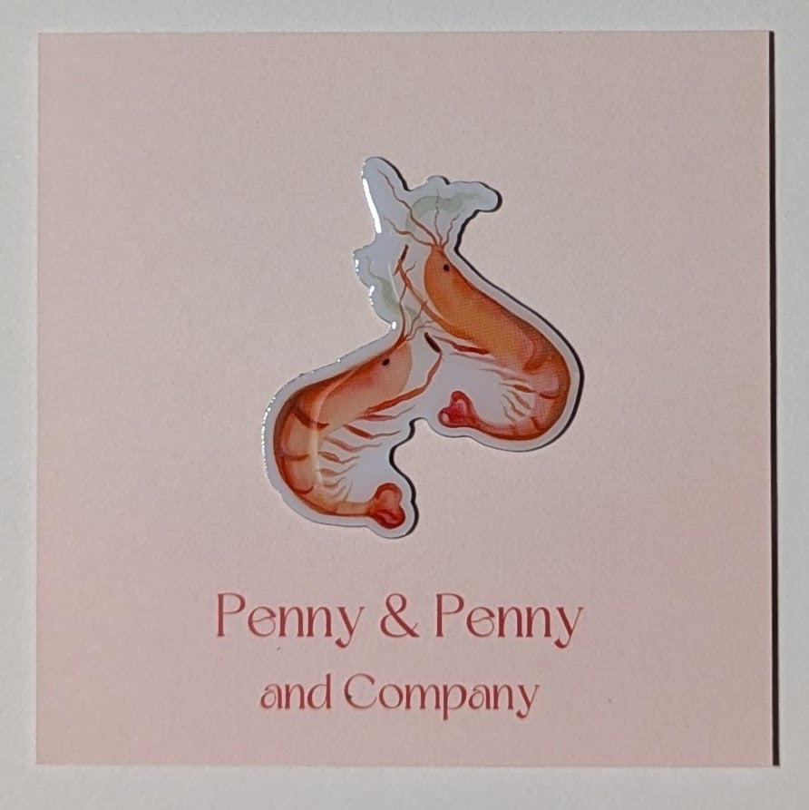 Fried Shrimp Needle Minder Magnet