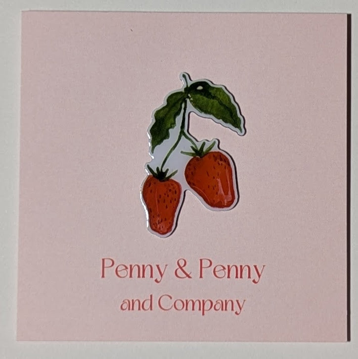 Sweet Strawberries Needle Minder Magnet