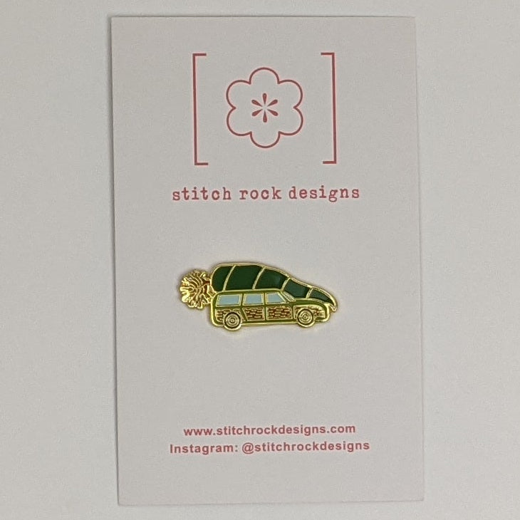 Griswold Woody Wagon Needle Minder Magnet