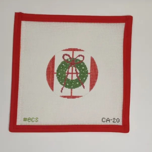 Graphic Wreath Window