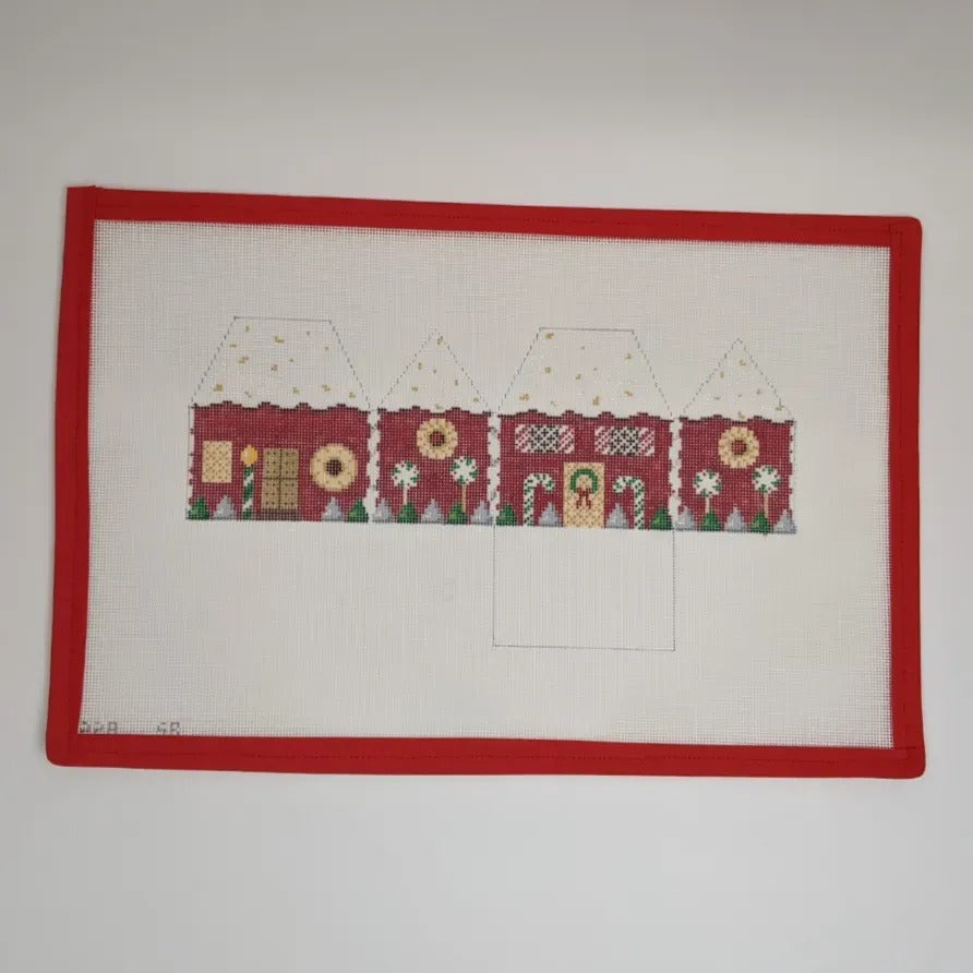 3D Red Velvet w. Nut Icing Gingerbread House